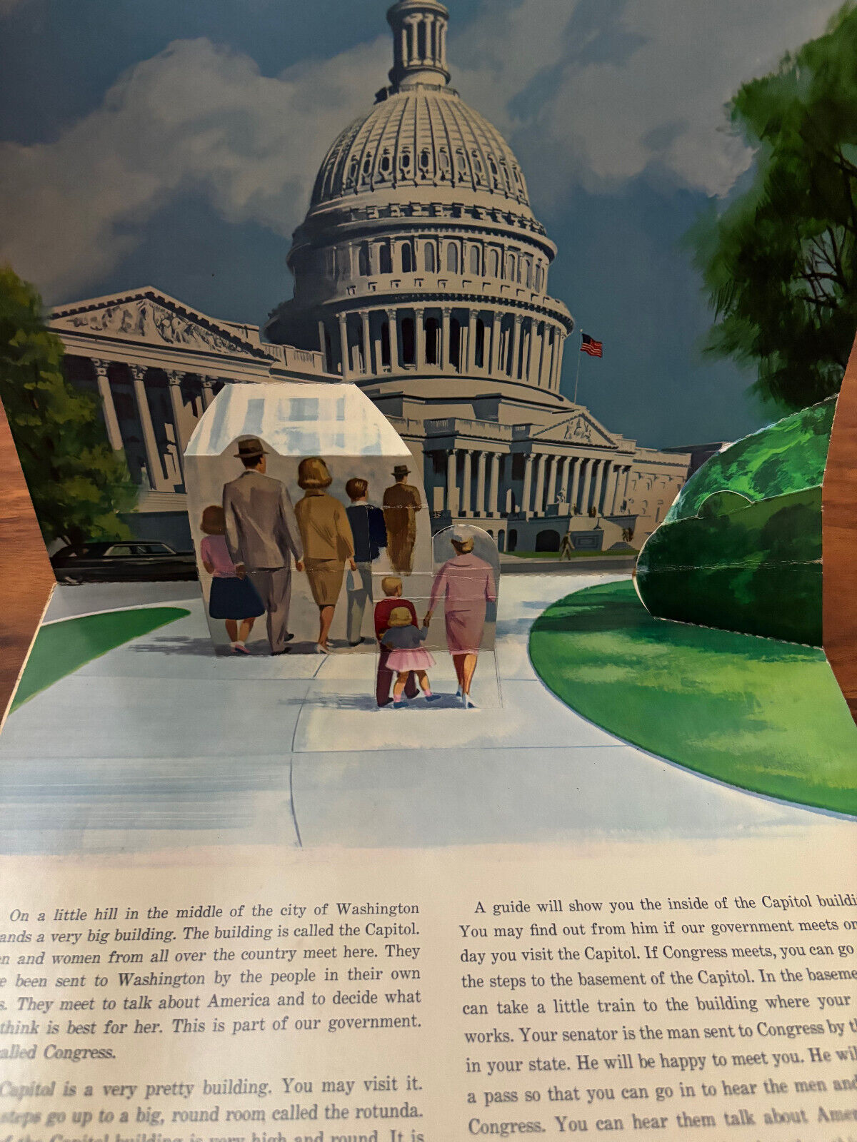 Living American Stories - Washington DC - Children's Pop Up Book