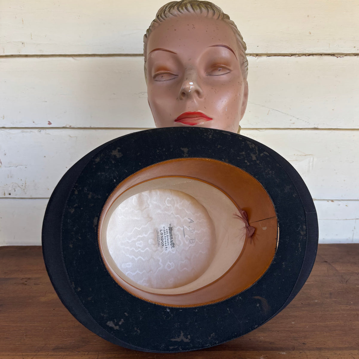 Antique Austin Reed & Co. London Top Hat — with Original Dunn & Co. Box