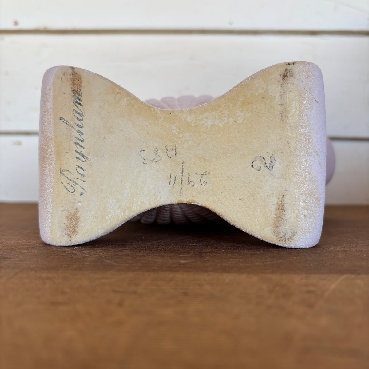 Raynham Pottery Fan-Shaped Vase – Pink