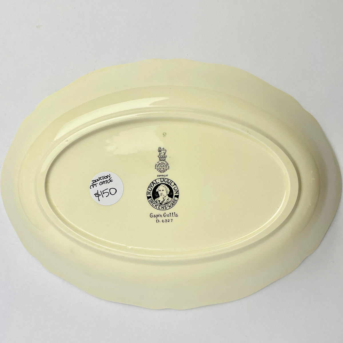 Royal Doulton Dickens Ware Plate – Cap’n Cuttle – D6327