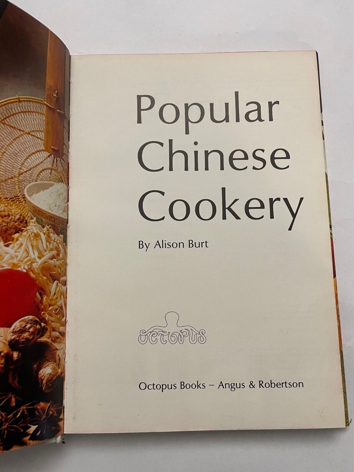 Popular Chinese Cookery By Alison Burt Hardcover Non-Fiction Cookbook