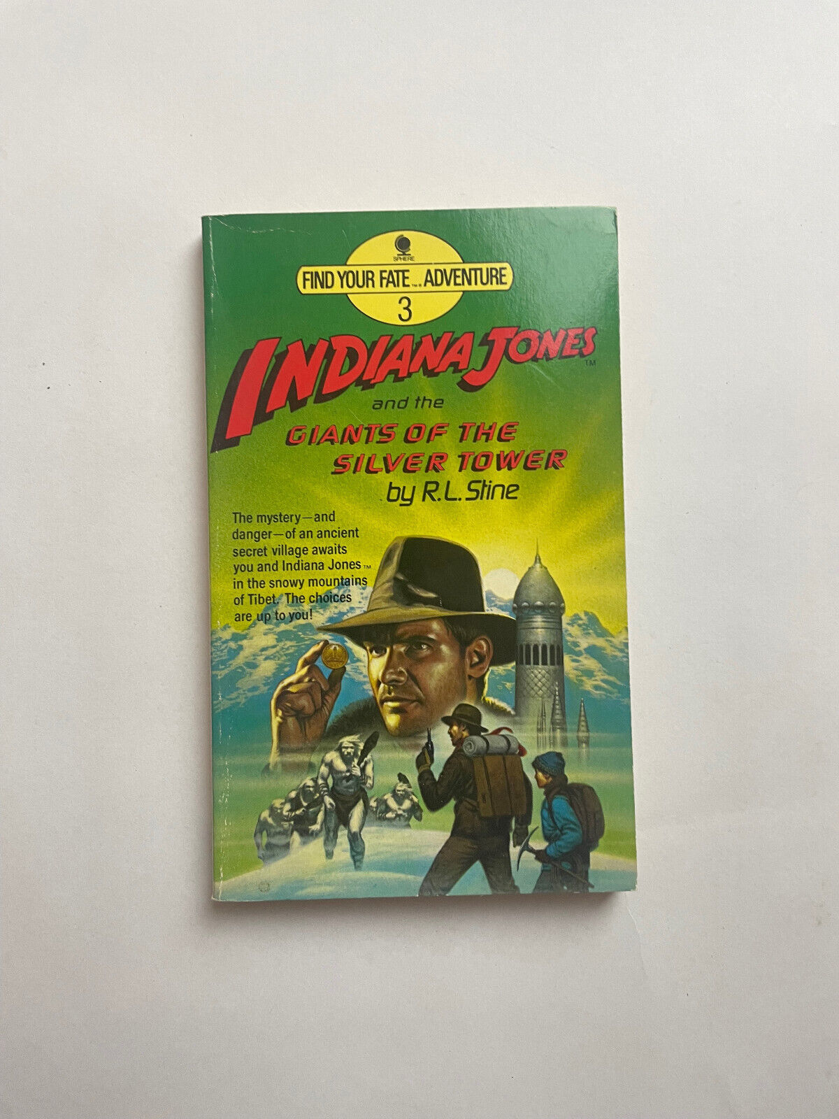 Indiana Jones and the Giants of the Silver Tower Find Your Fate Adv by RL Stine
