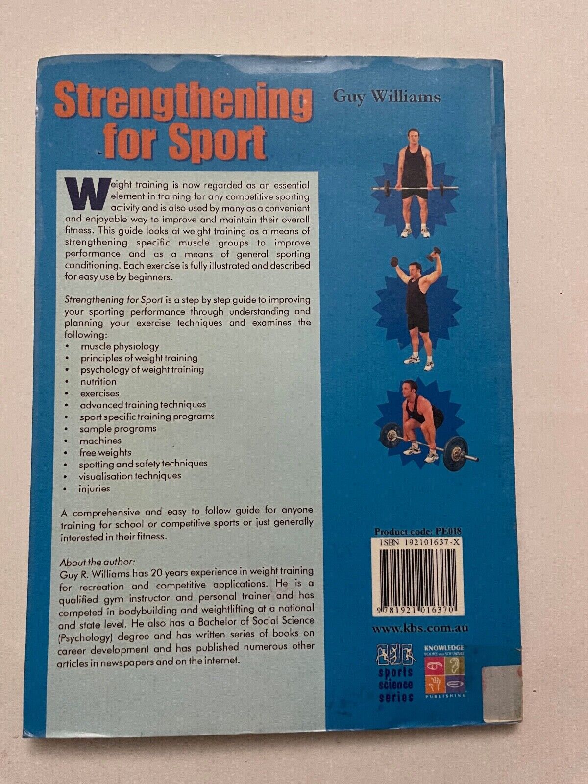 STRENGTHENING FOR SPORT by Guy Williams