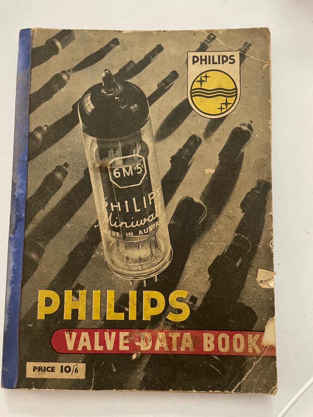 ORIGINAL AUSTRALIAN 1954 Vintage Philips Valve Data Book 5th Edition