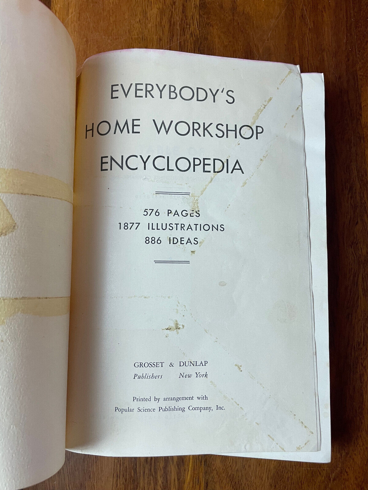 Everybody's Home Workshop Encyclopedia Popular Science Publishing