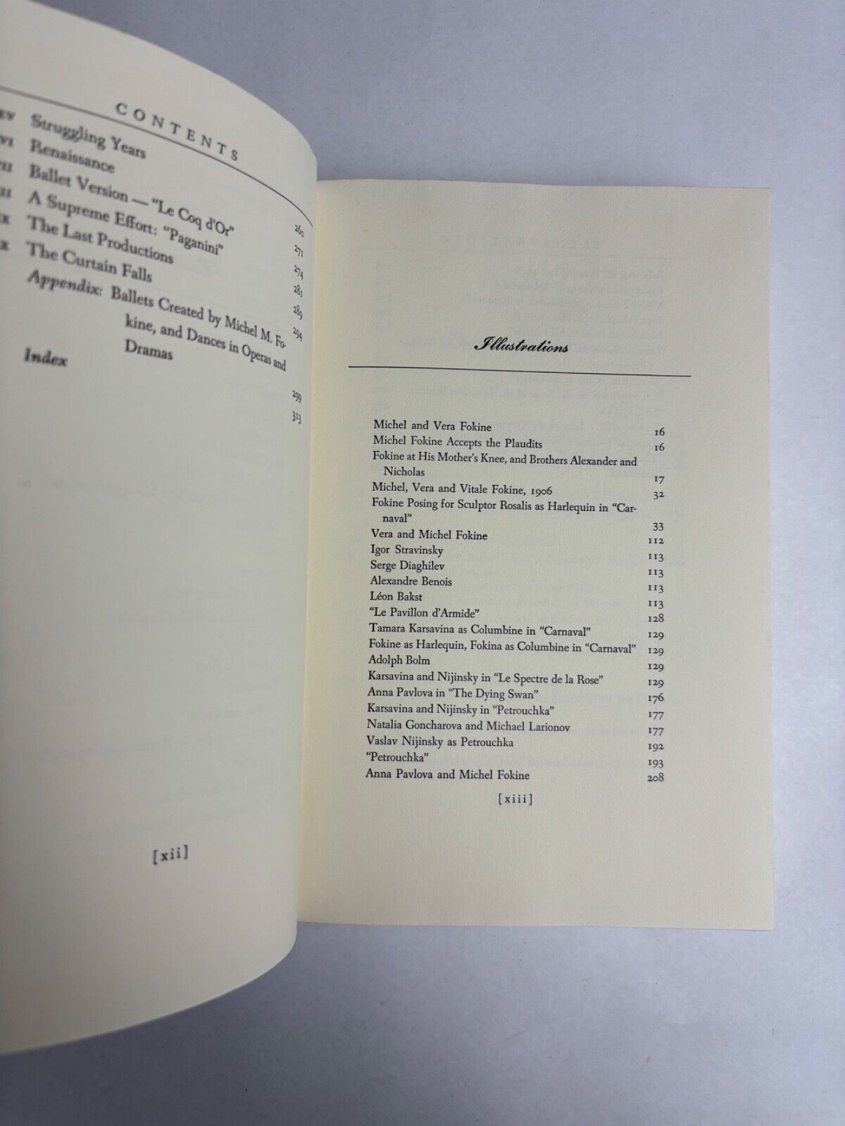 Fokine: Memoirs of a Ballet Master by Anatole Chujoy  (Hardback 1961)