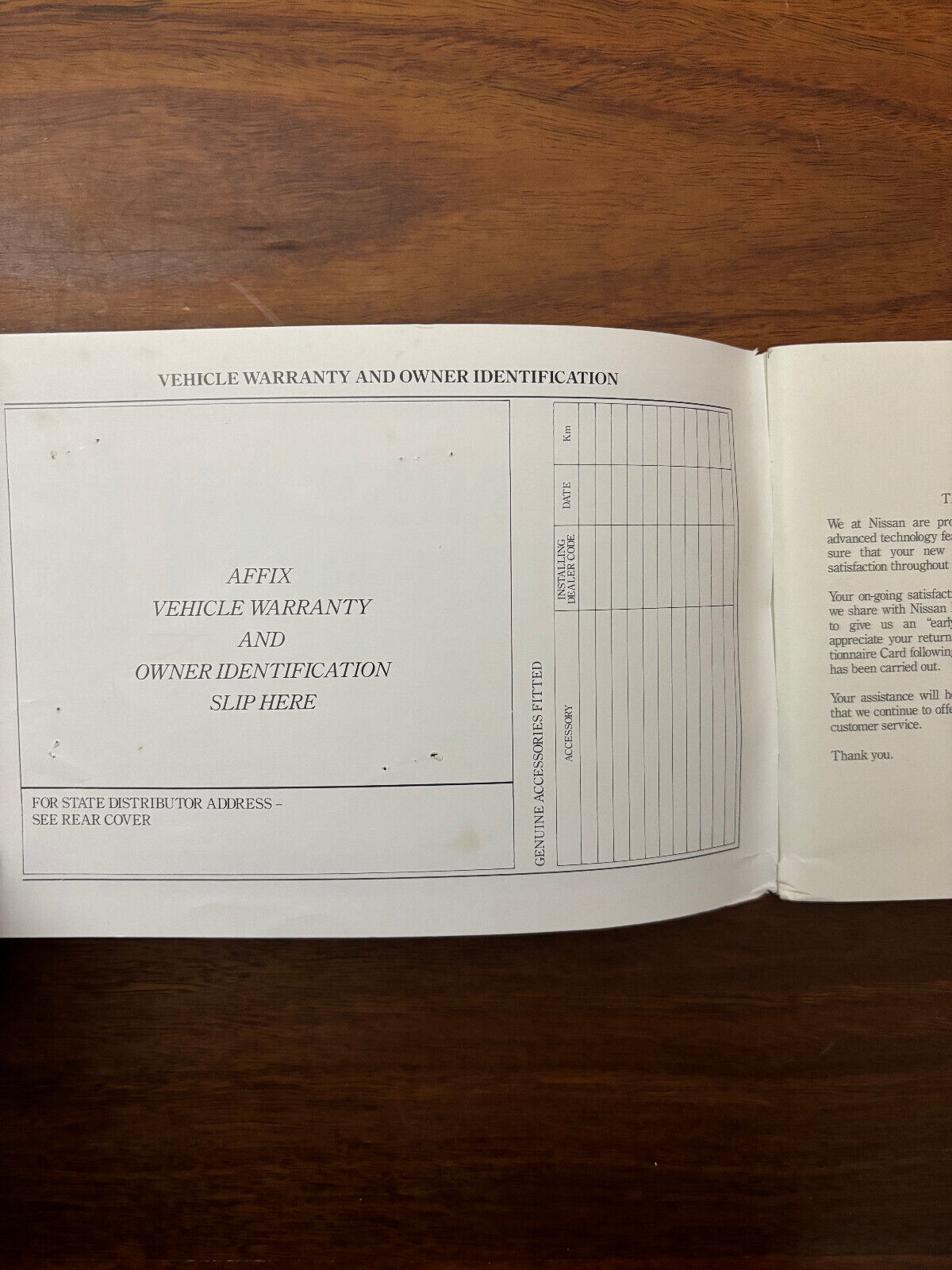 NISSAN BLUEBIRD Model 910 Series, Owners Manual 4th Edition