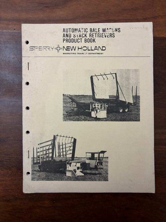 New Holland Automatic Bale Wagons and Stack Retrievers Product Book