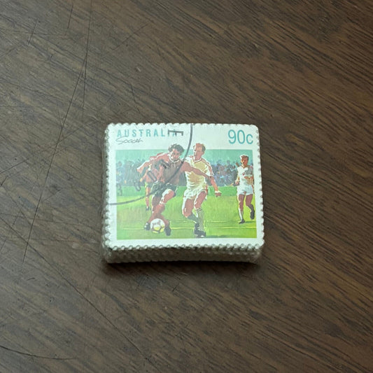 1991 Sports Definitives 90c Soccer Stamps x 100 off