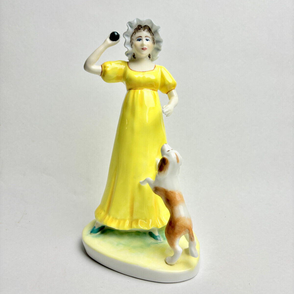 Coalport “Early Days” Lady with Dog Figurine – Limited Edition – 21.5cm
