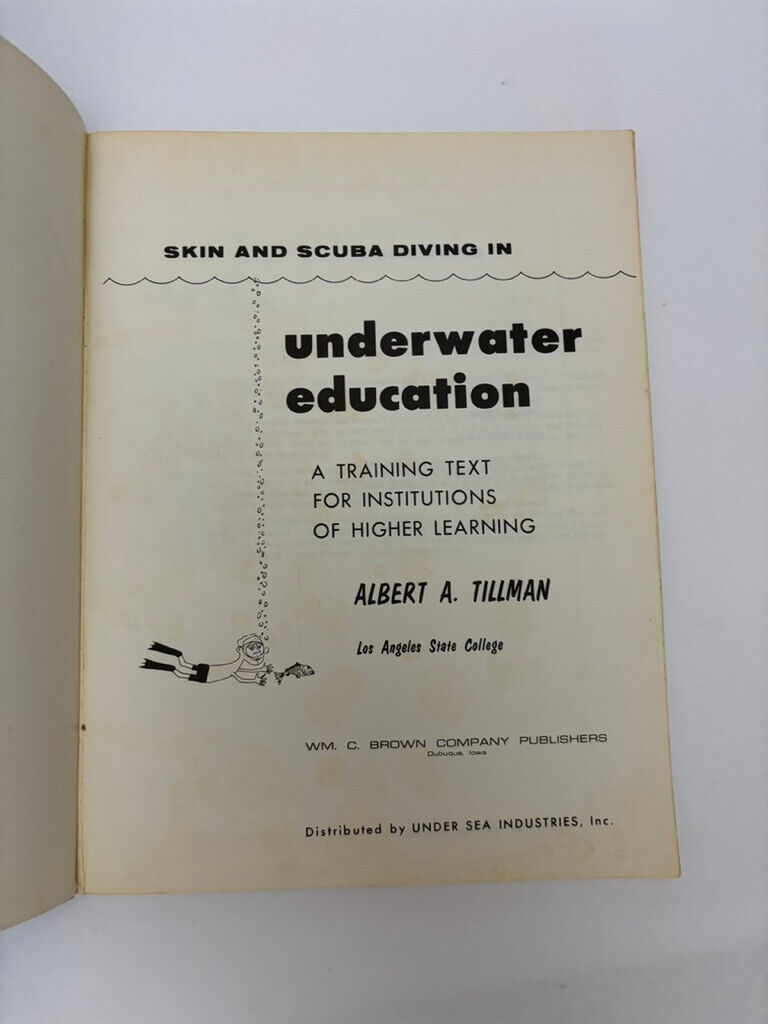 Underwater Education by Al Tillman (Softcover, 1962)