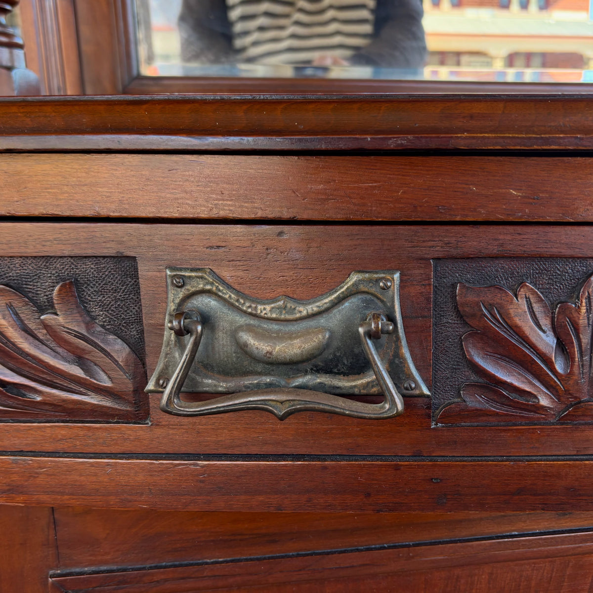 French Art Deco sideboard with mirror back, c.1925–35