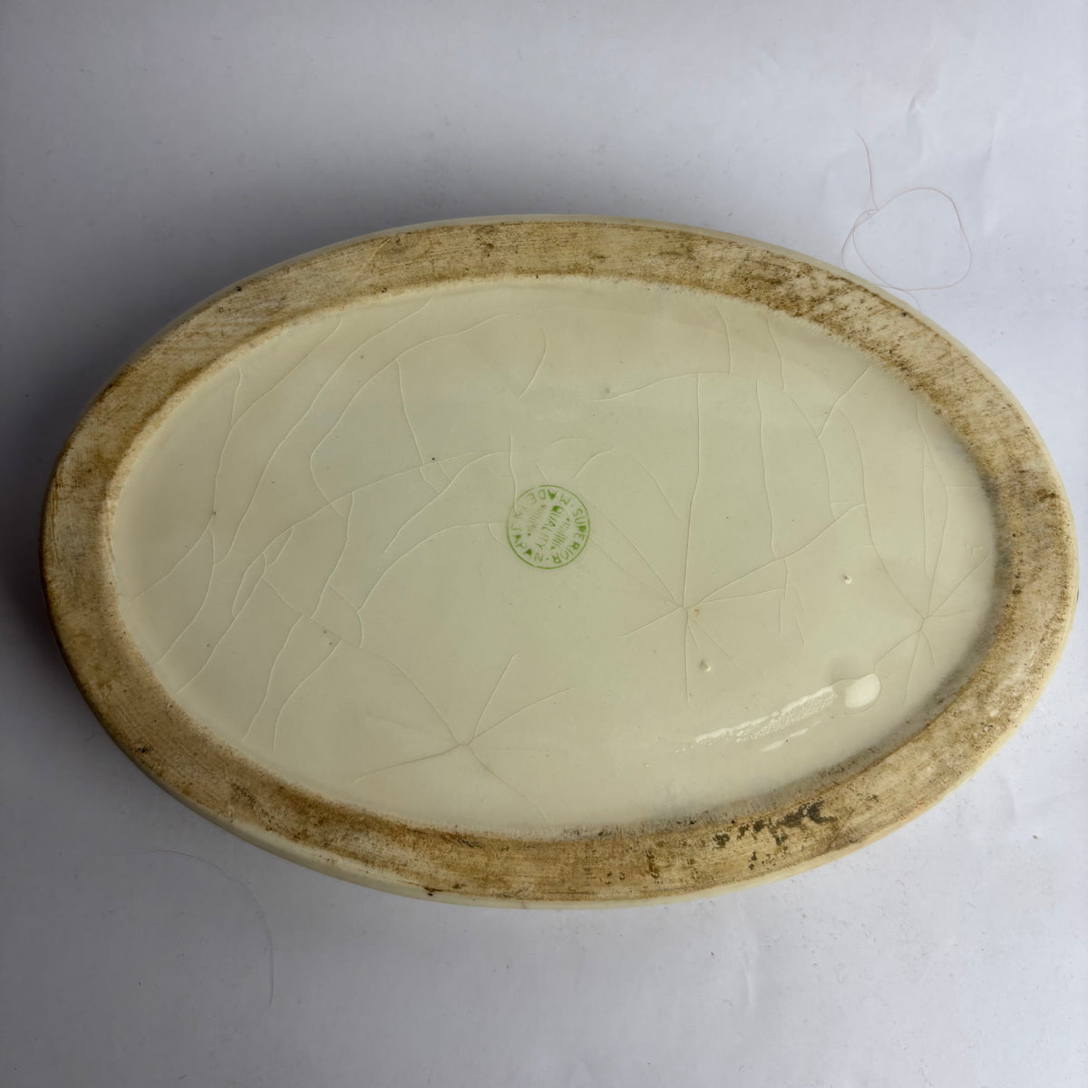 Vintage Mickey & Minnie Ceramic Child’s Dish / Bowl (Japan, c.1930s–40s)