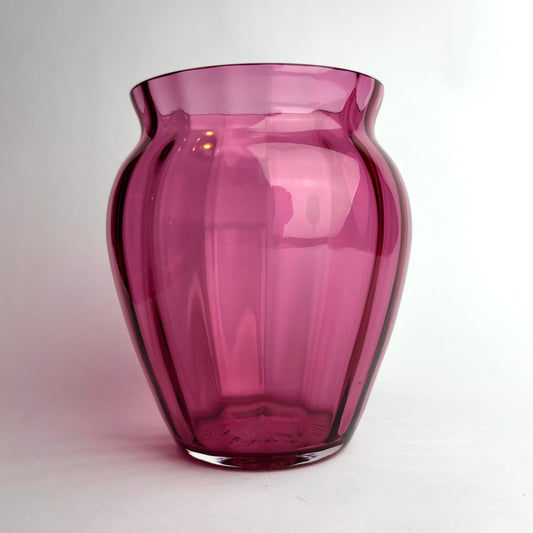 Vintage Purple Glass Vase