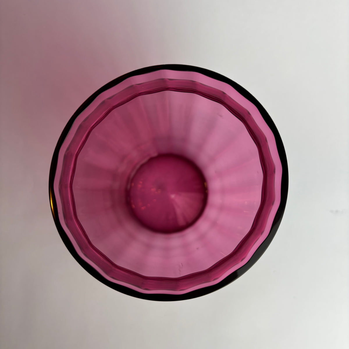 Vintage Purple Glass Vase
