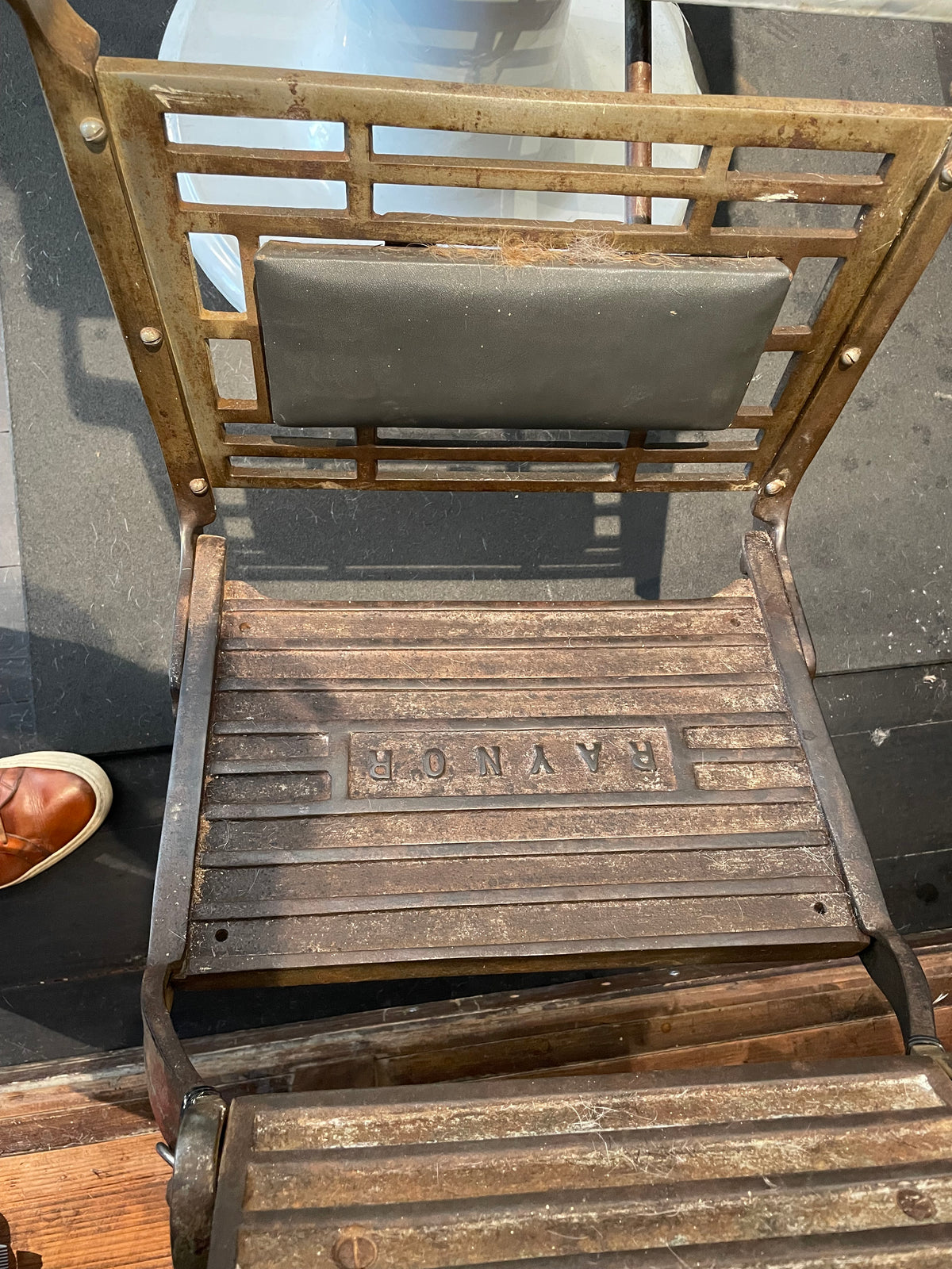 Pair of Vintage Raynor Hydraulic Barber Chairs – Fully Refurbished