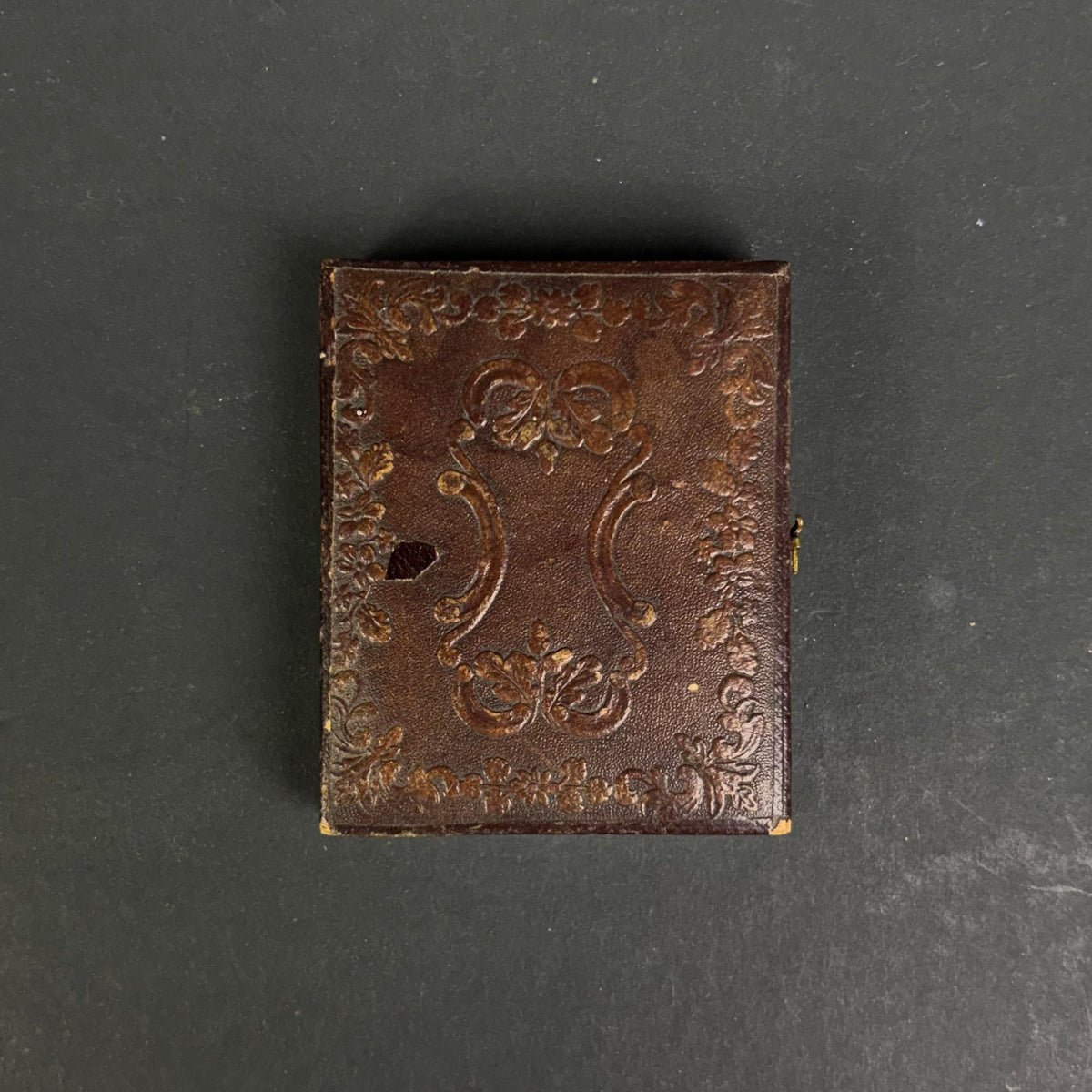 Victorian Leather Cased Tintype Portrait of Young Gentleman c.1860–1870