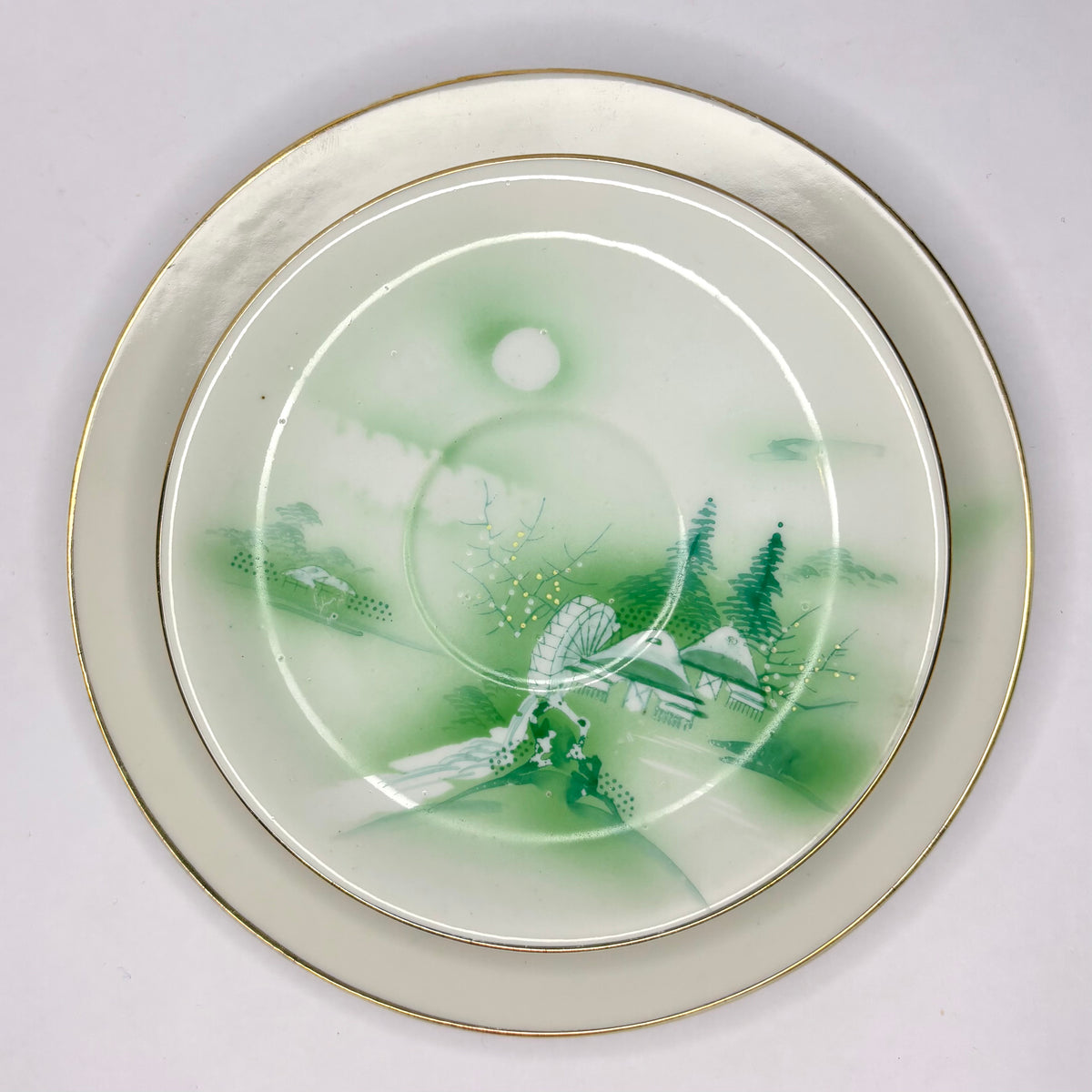 Vintage Hayasi China Kutani Lithophane Tea Set (c.1940s–60s)