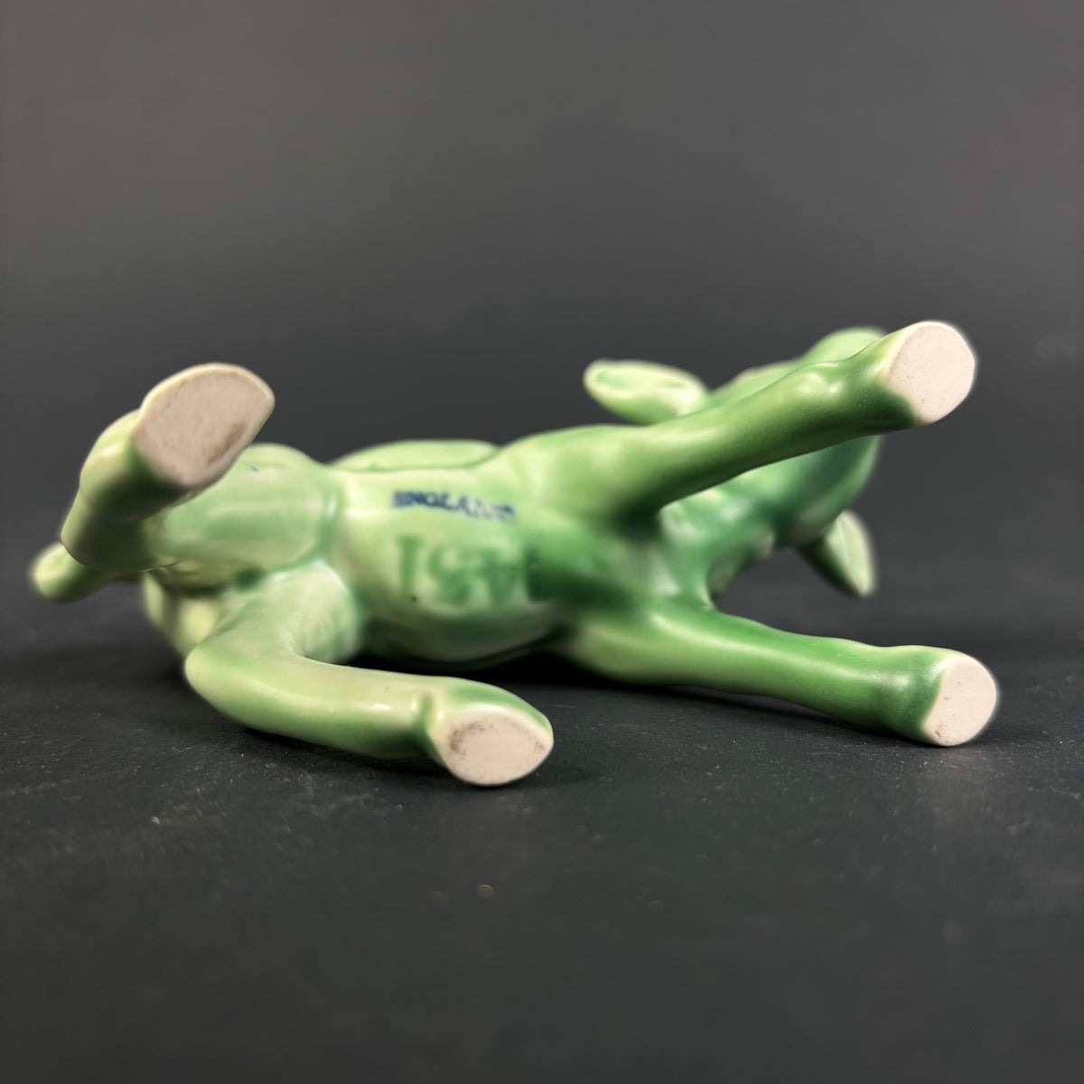 Vintage SylvaC No. 1431 Green Calf Figurine – English Pottery c.1950s–60s