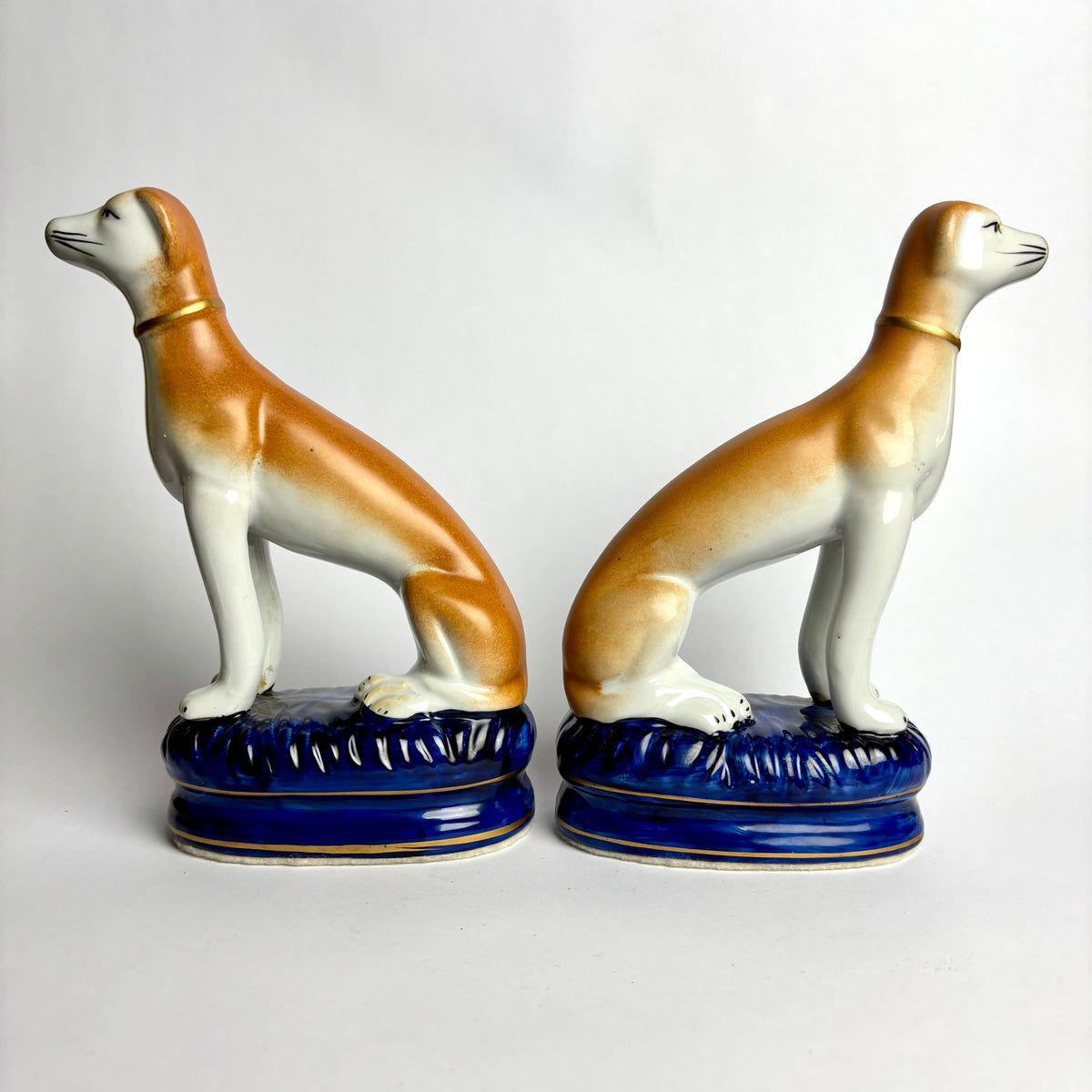 Pair of Greyhound Figurines