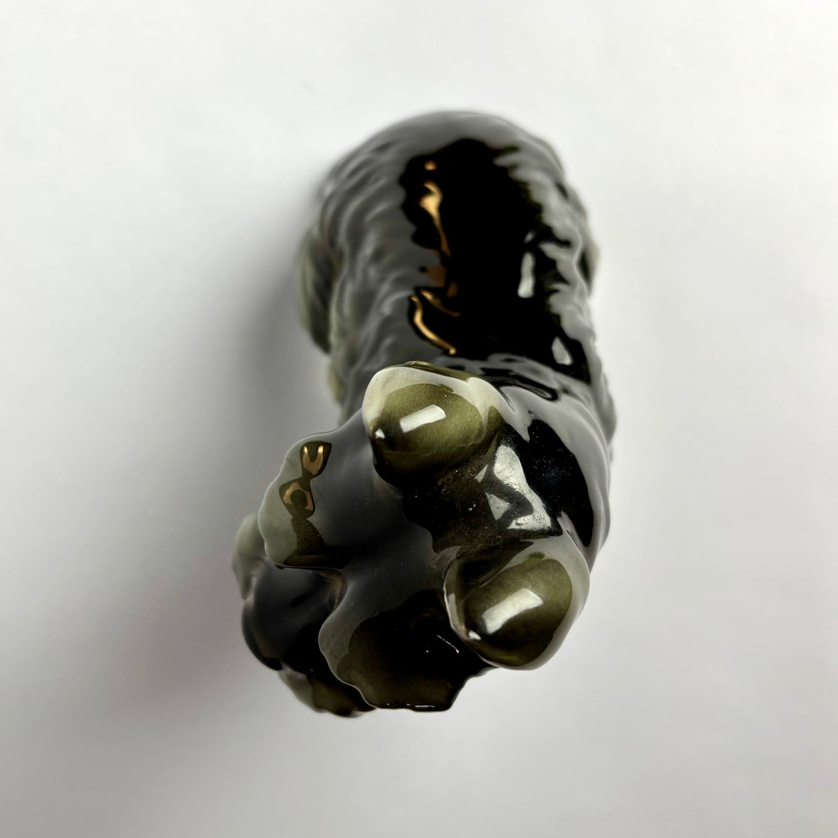 Mid-Century Staffordshire Terrier Figure