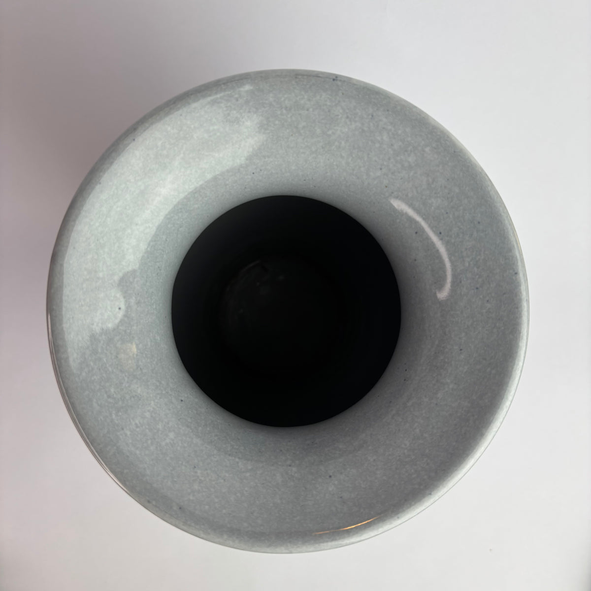 Höf Pottery Vase – 28cm – Blue Grey Glaze – Western Australia