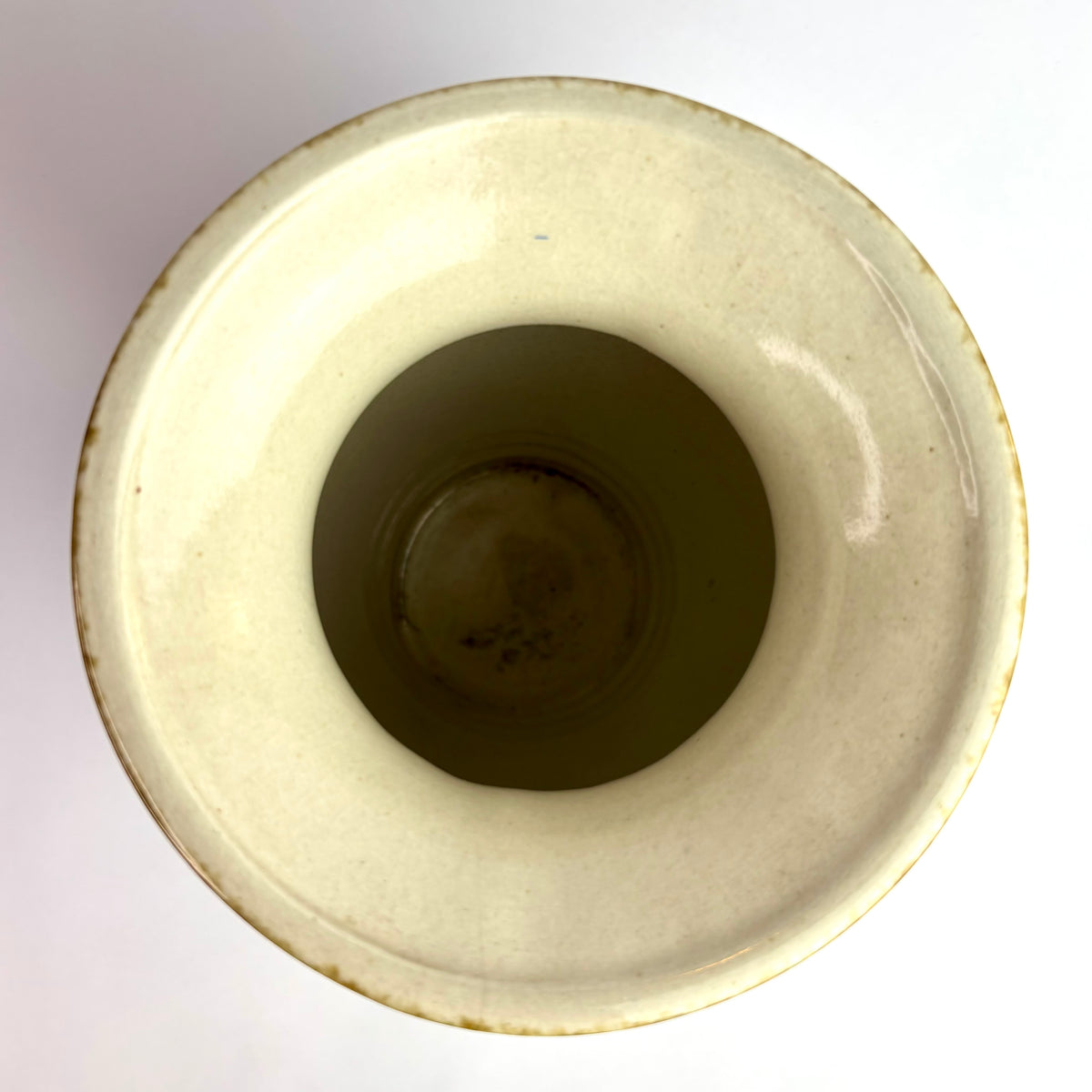 Höf Pottery Vase – 28cm – Olive & Brown Glaze – Western Australia Studio Ceramic