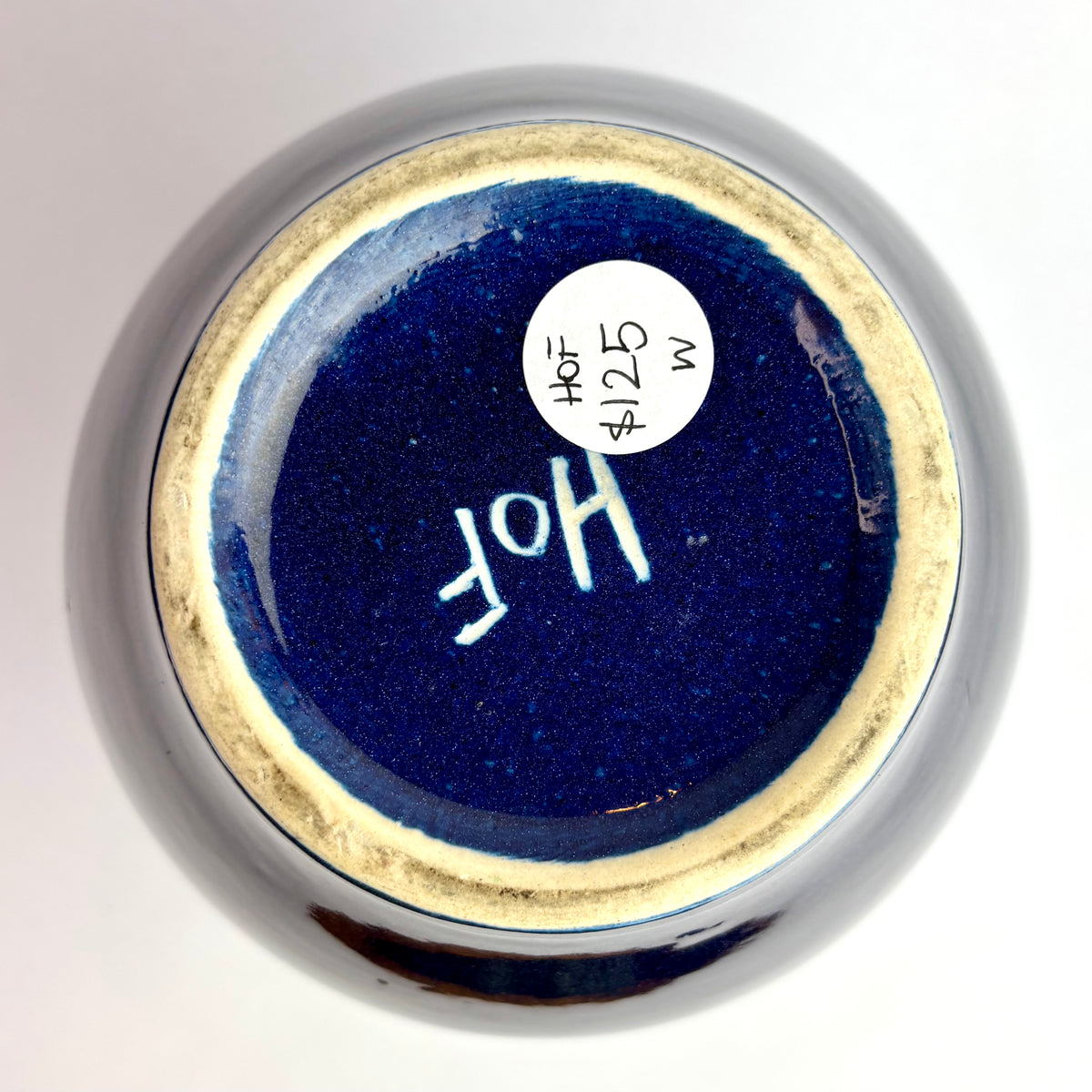 Höf Pottery Vase – Cobalt Blue Glaze – Western Australia Studio Ceramic