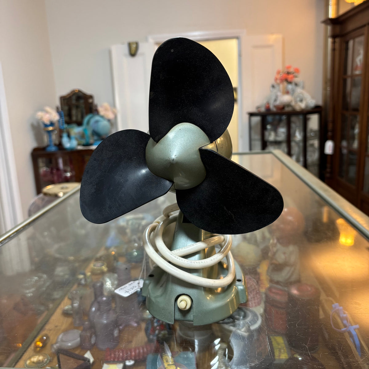 Vintage Space Age GEC 8-Inch Electric Desk Fan – Made in England c1960