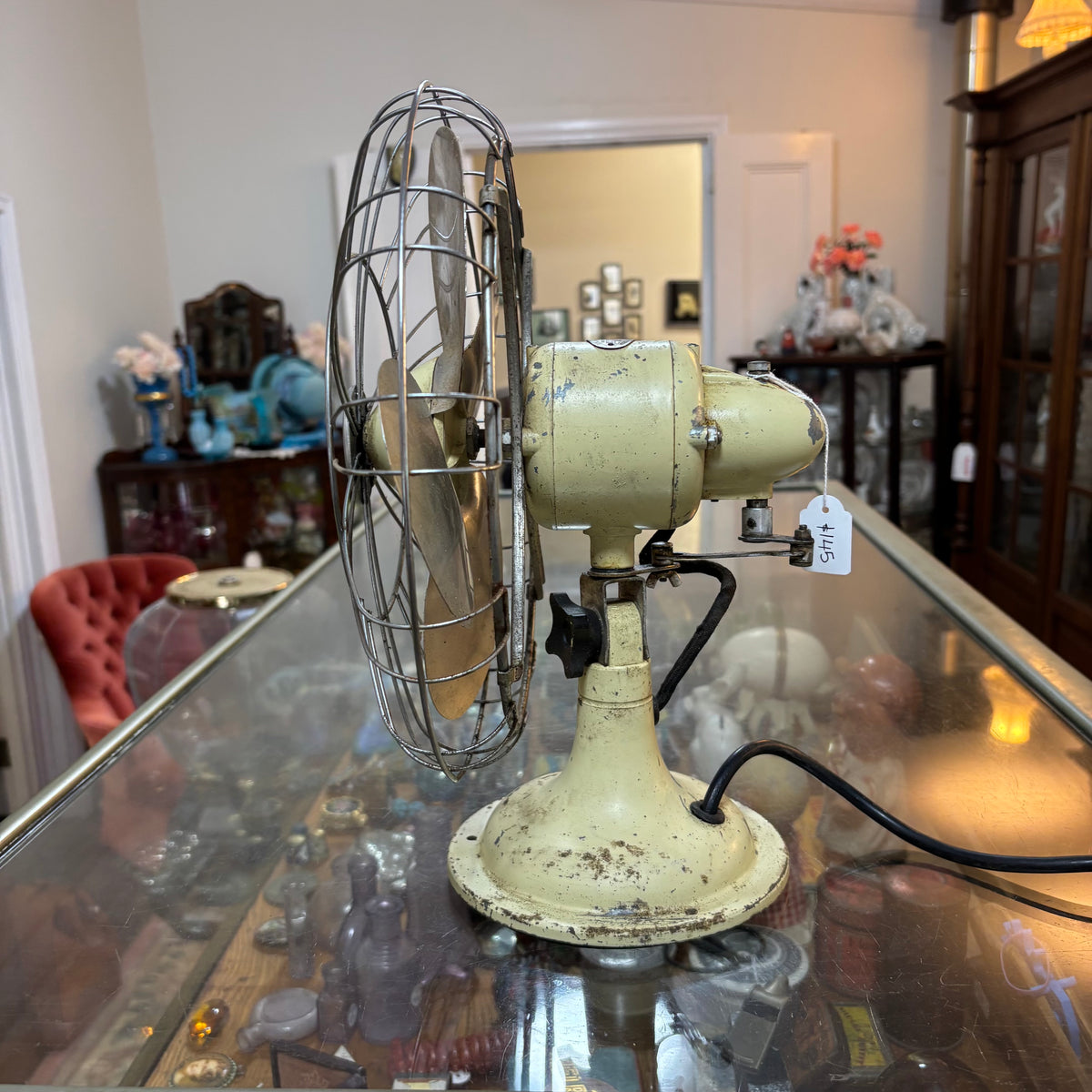 Vintage LIMIT Oscillating Desk Fan – Made in England c1950s