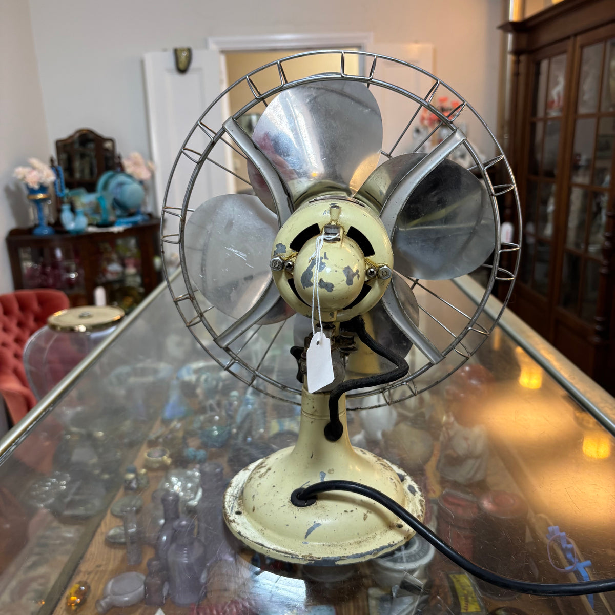 Vintage LIMIT Oscillating Desk Fan – Made in England c1950s