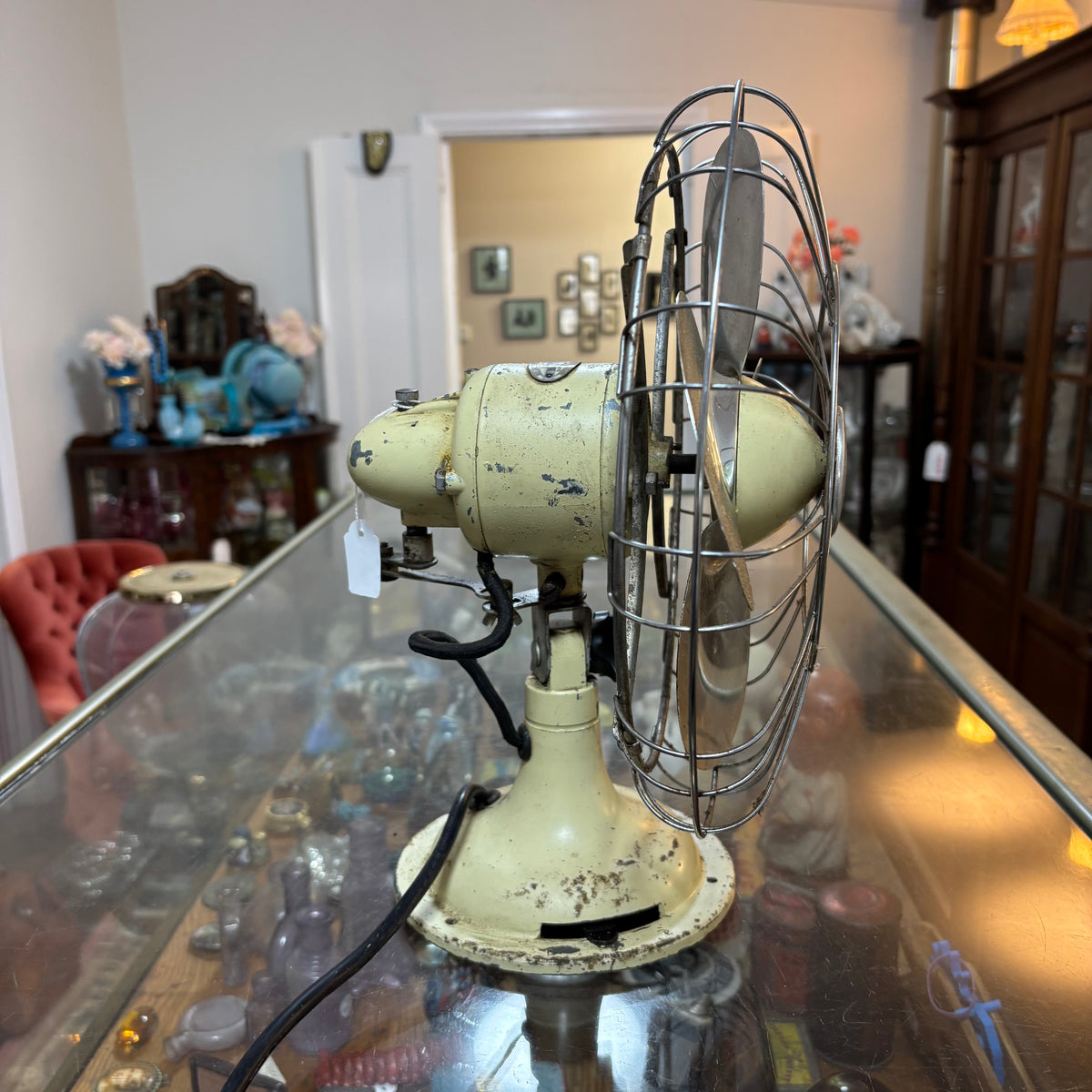 Vintage LIMIT Oscillating Desk Fan – Made in England c1950s