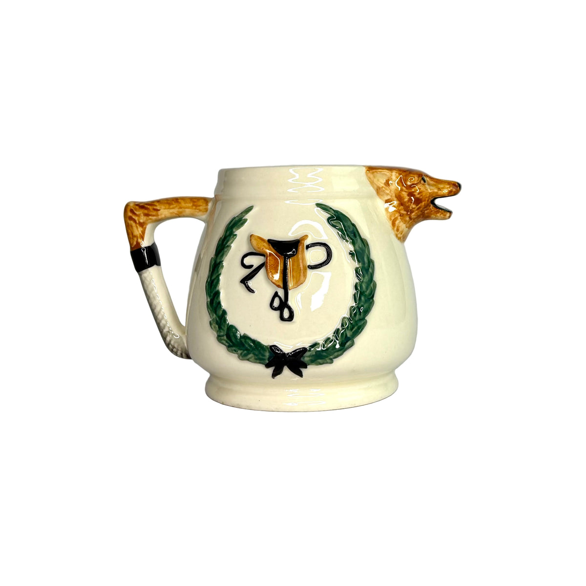 Fox Hunt Ceramic Teapot, Jug & Sugar Bowl Trio