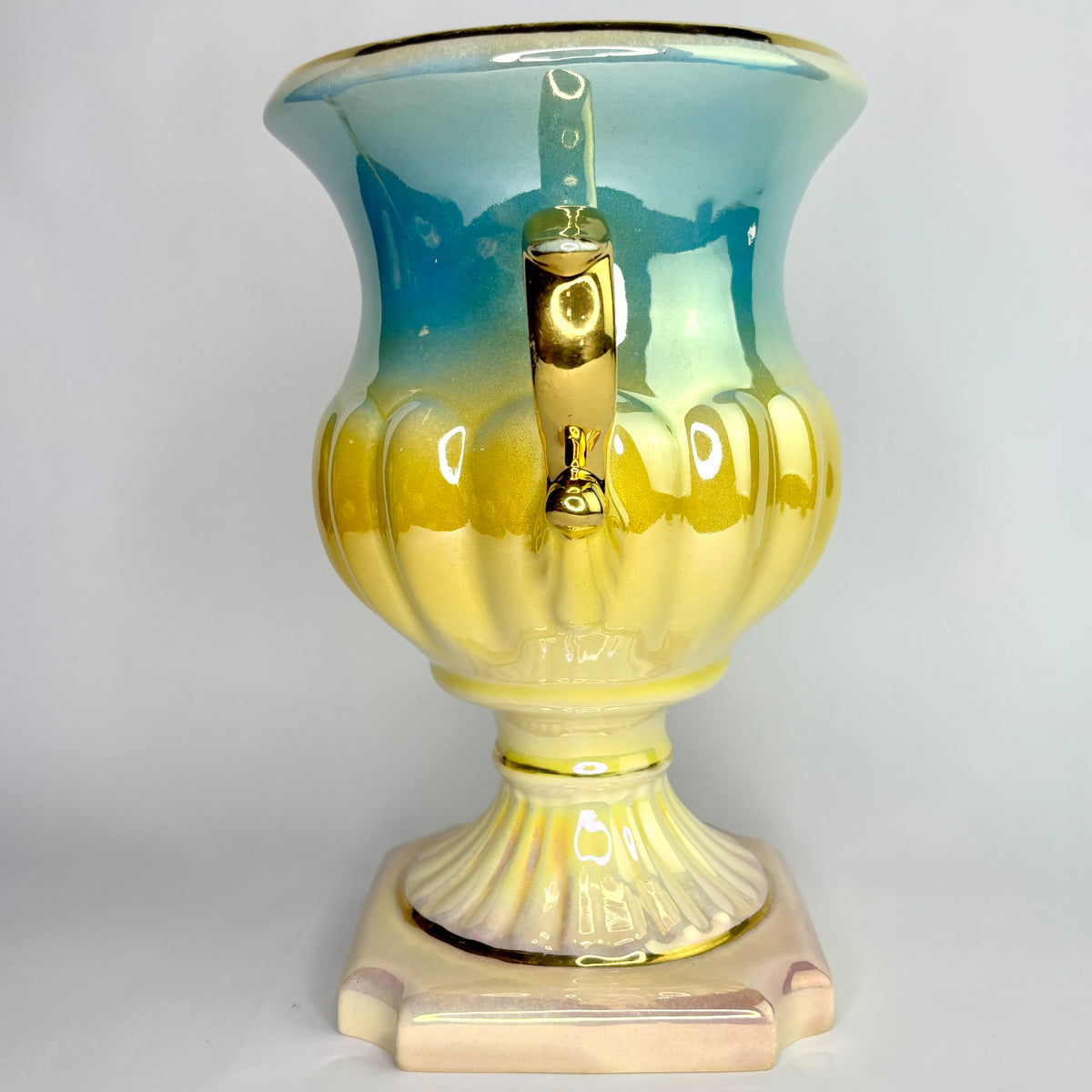 Kalmar Pottery Australia – Large Lustre Glaze Urn Vase (Shape 75, c.1950s)