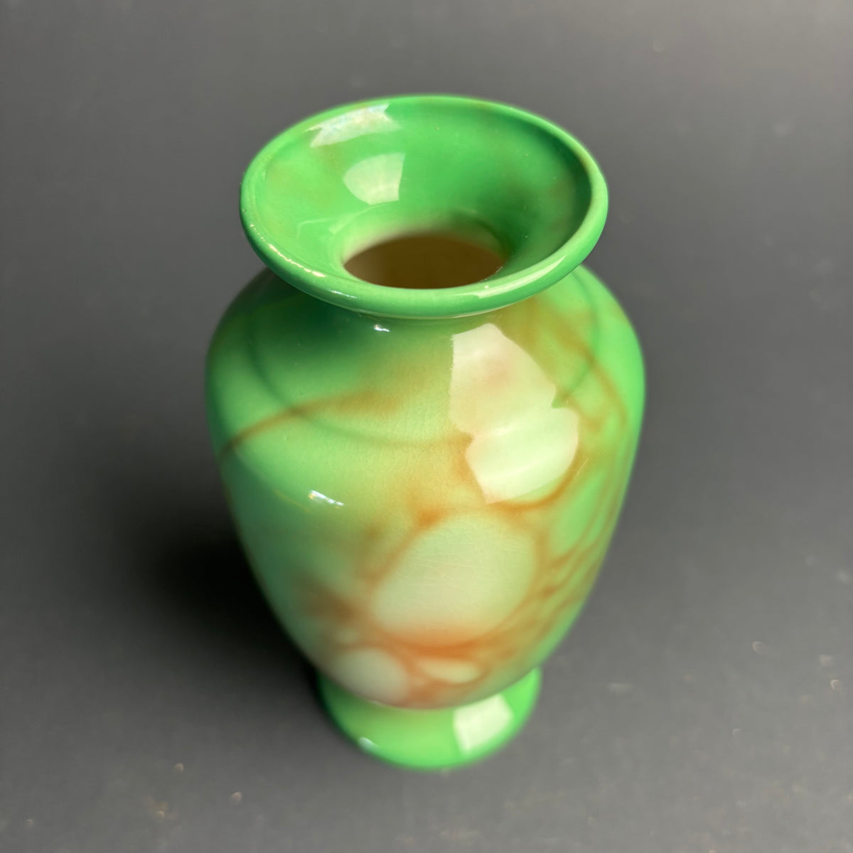 Falcon Ware Vase – “Chinese” Glaze, England