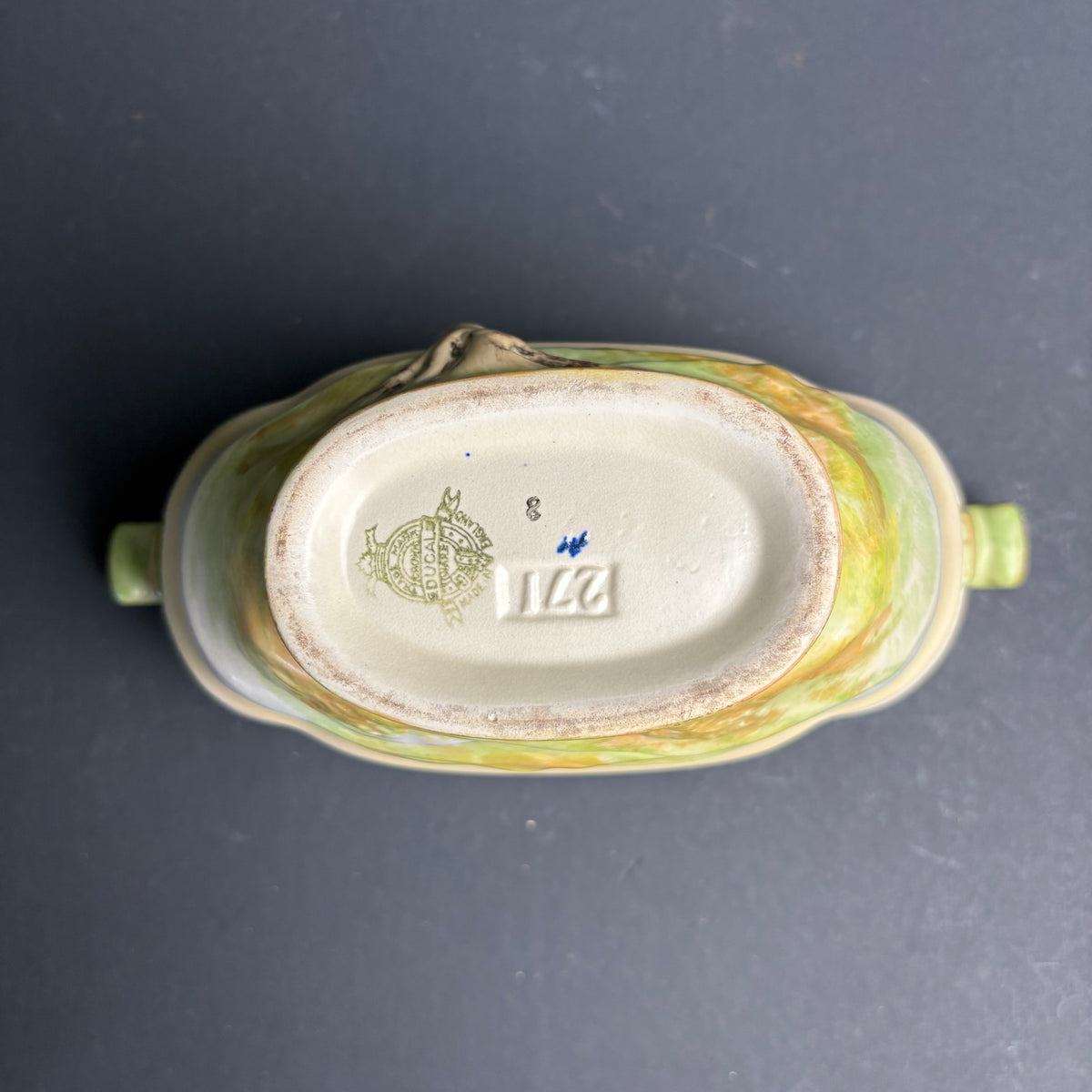 Crown Ducal Relief Landscape Bowl – England