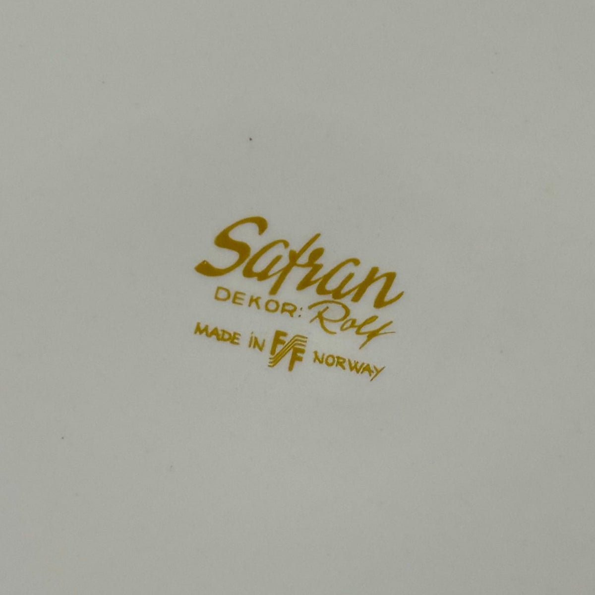 Figgjo Flint “Safran” Dinner Plate – Rolf Frøyland 1970s Scandinavian