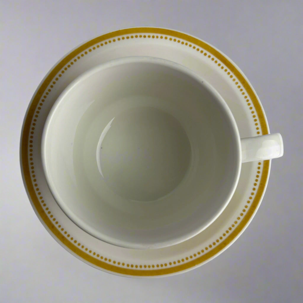 Figgjo Flint “Safran” Cup & Saucer – Rolf Frøyland 1970s