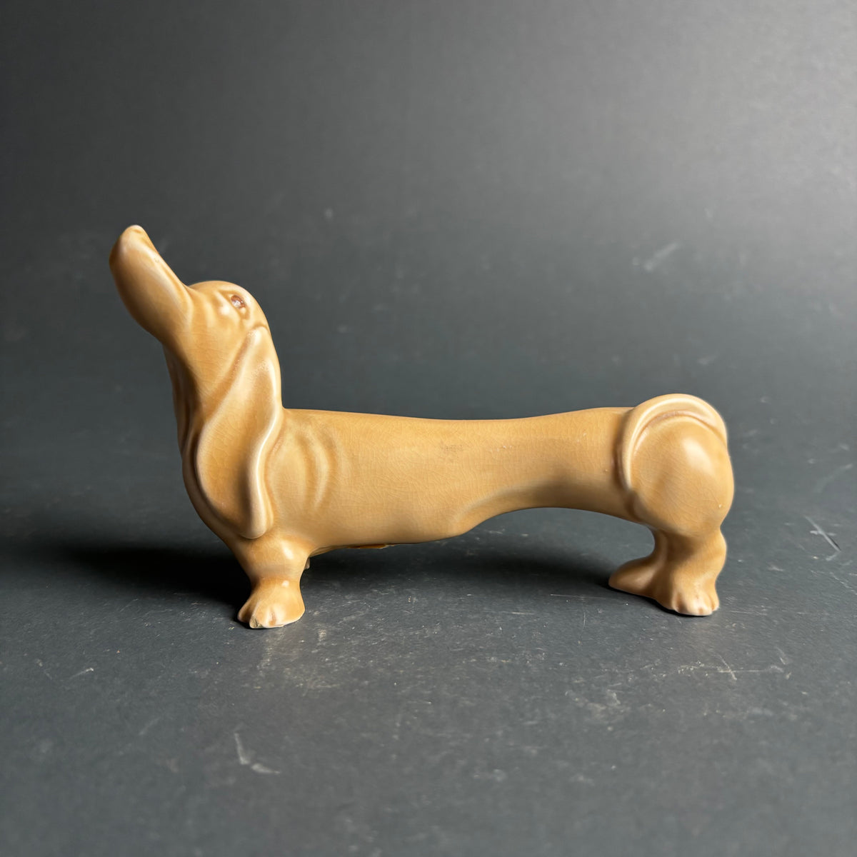 Sylvac England Dachshund Dog Figurine Model 2595 Mid Century