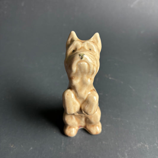 Sylvac England Begging Dog Figurine Mid Century Terrier