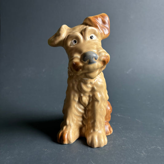 Sylvac England Terrier Dog Figurine Model 1379 Mid Century