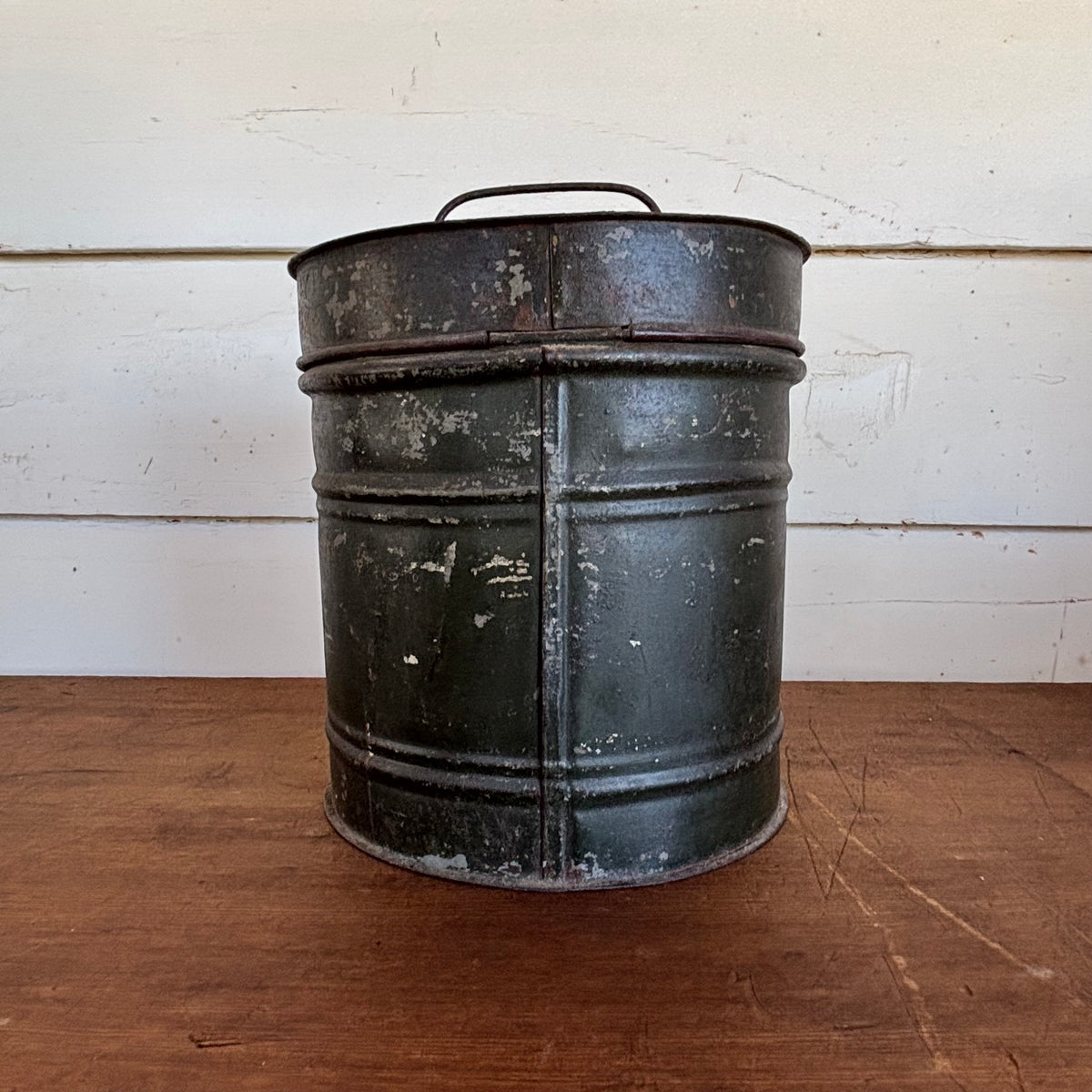 Victorian Stencilled Tin “SAGO” Canister – c.1900