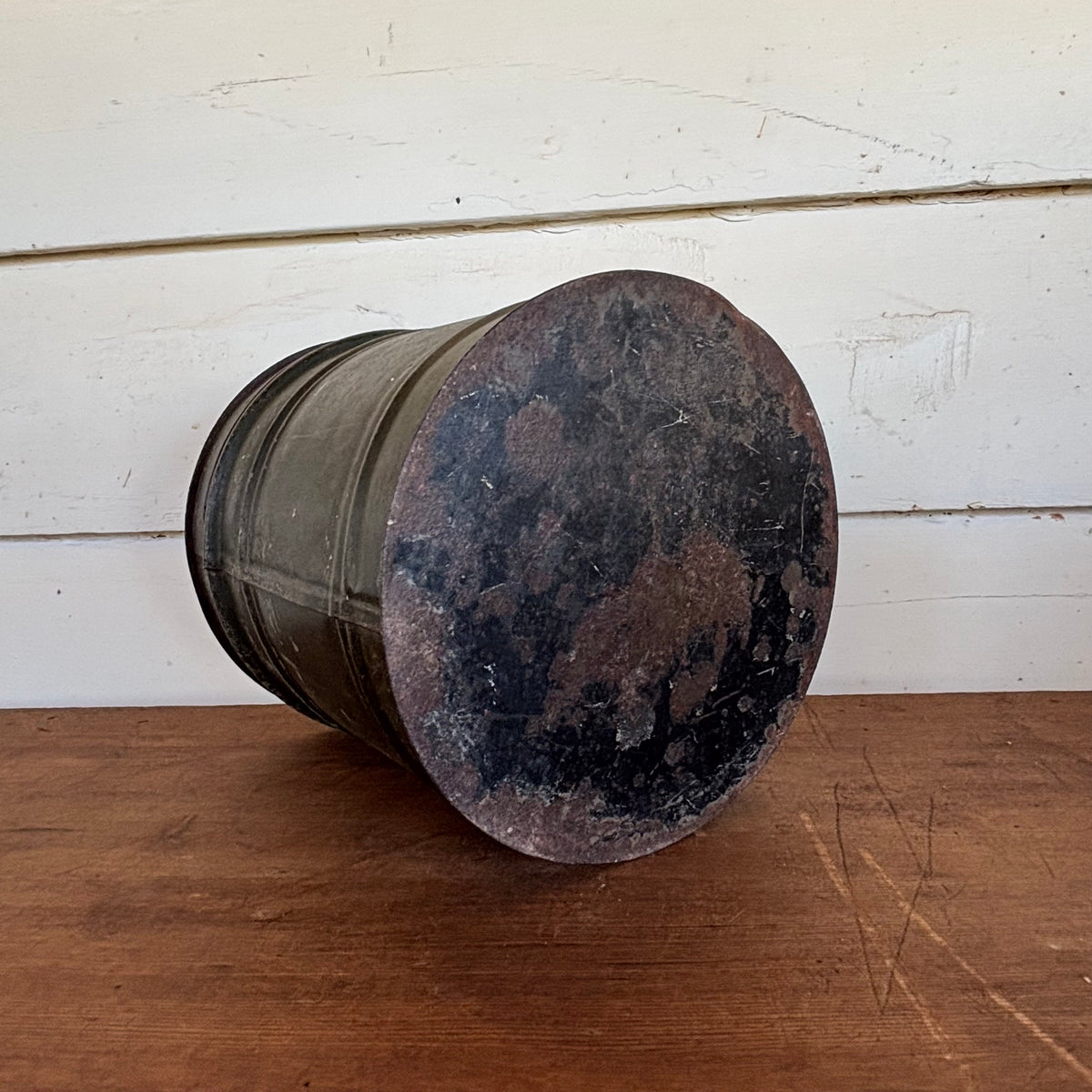 Victorian Stencilled Tin “SAGO” Canister – c.1900