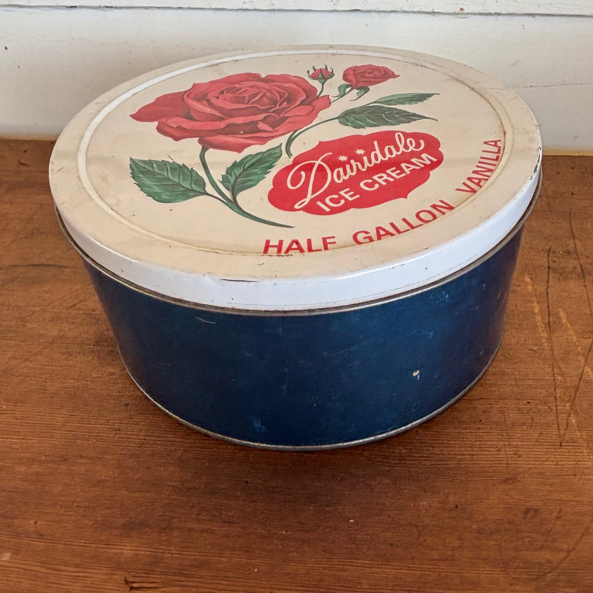 Vintage Dairydale Ice Cream Tin – Vanilla, c.1950s
