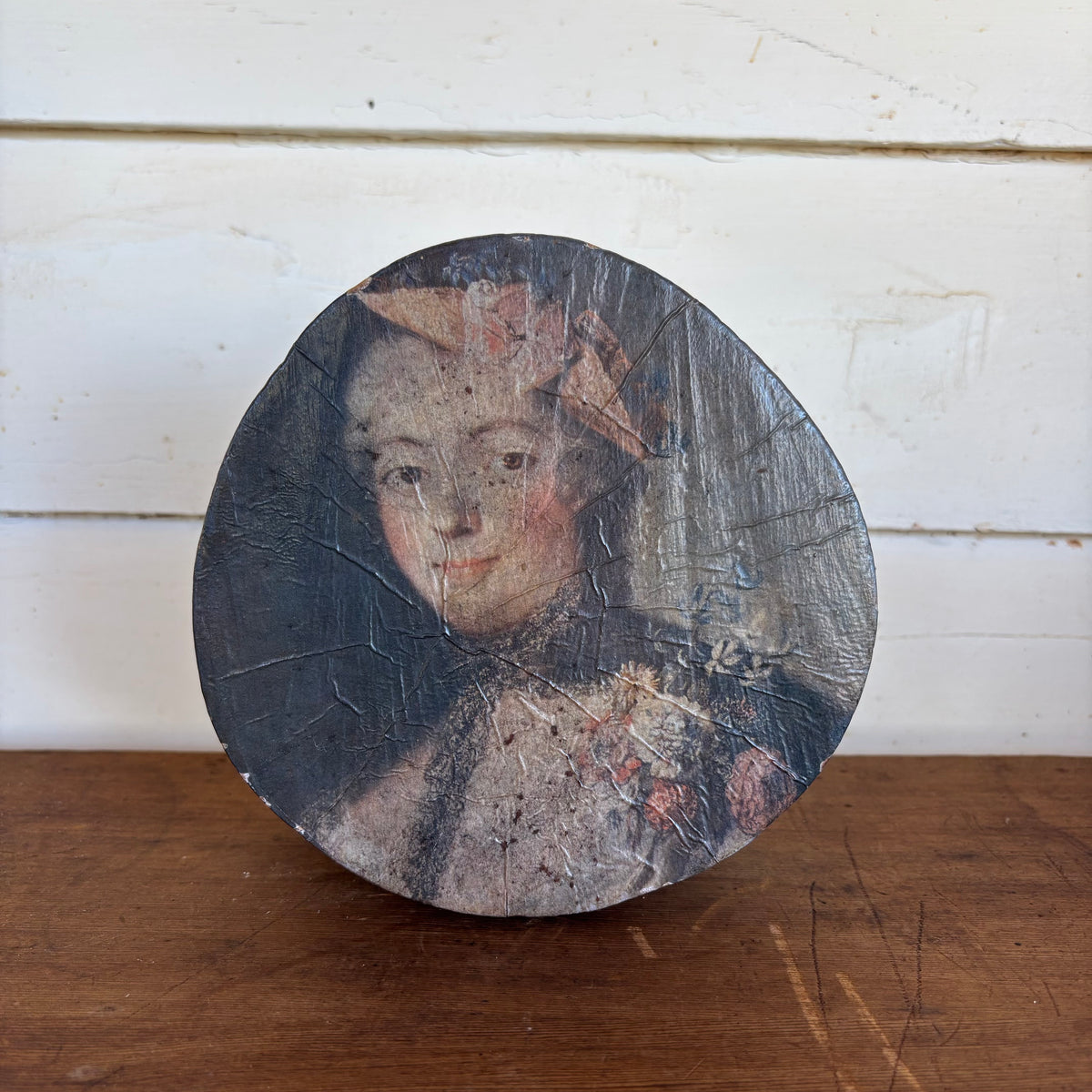 Victorian Treen Portrait Display Block – c.1880