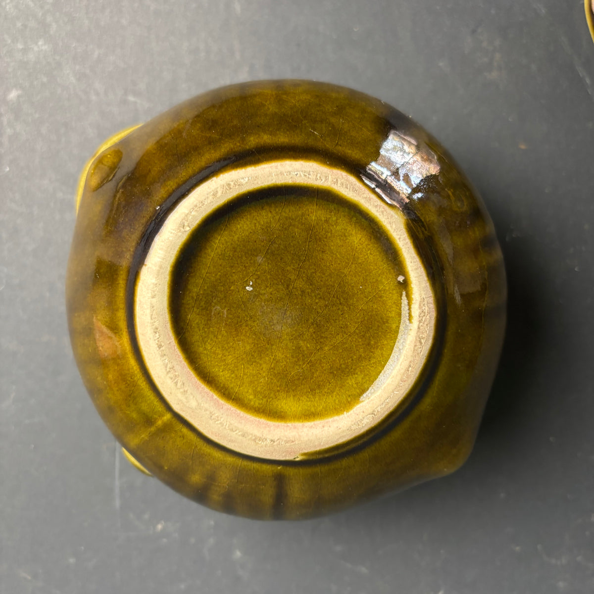 Vintage Pickled Onion Face Pot – English Character Ware Jar