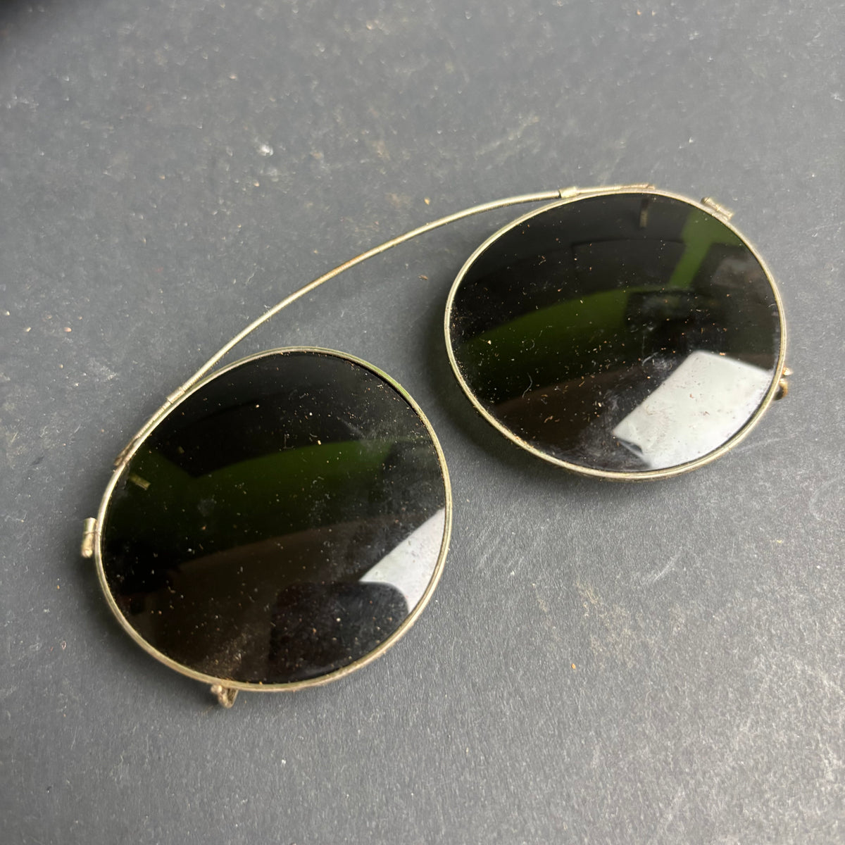 Antique Folding Pince-Nez Sunglasses with Case – Rimmington Wells, Boston