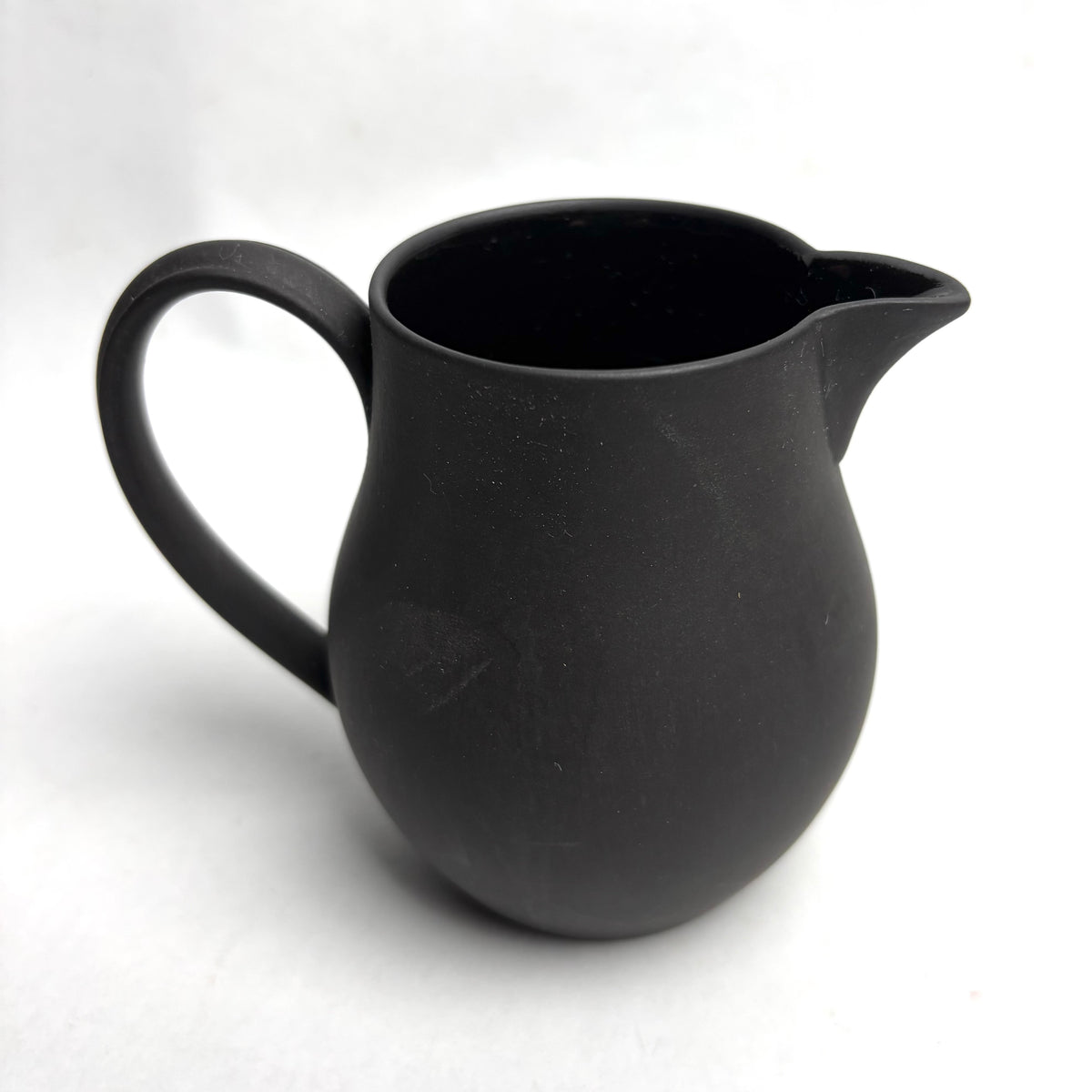 Wedgwood Black Basalt Tea Set 6 Trios Teapot Creamer Sugar Plate