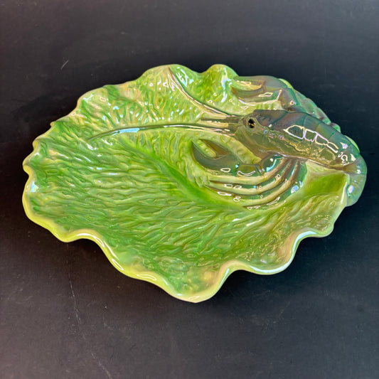 Wembley Ware Marron Dish – Australian Pottery Lustre Glaze c.1950s