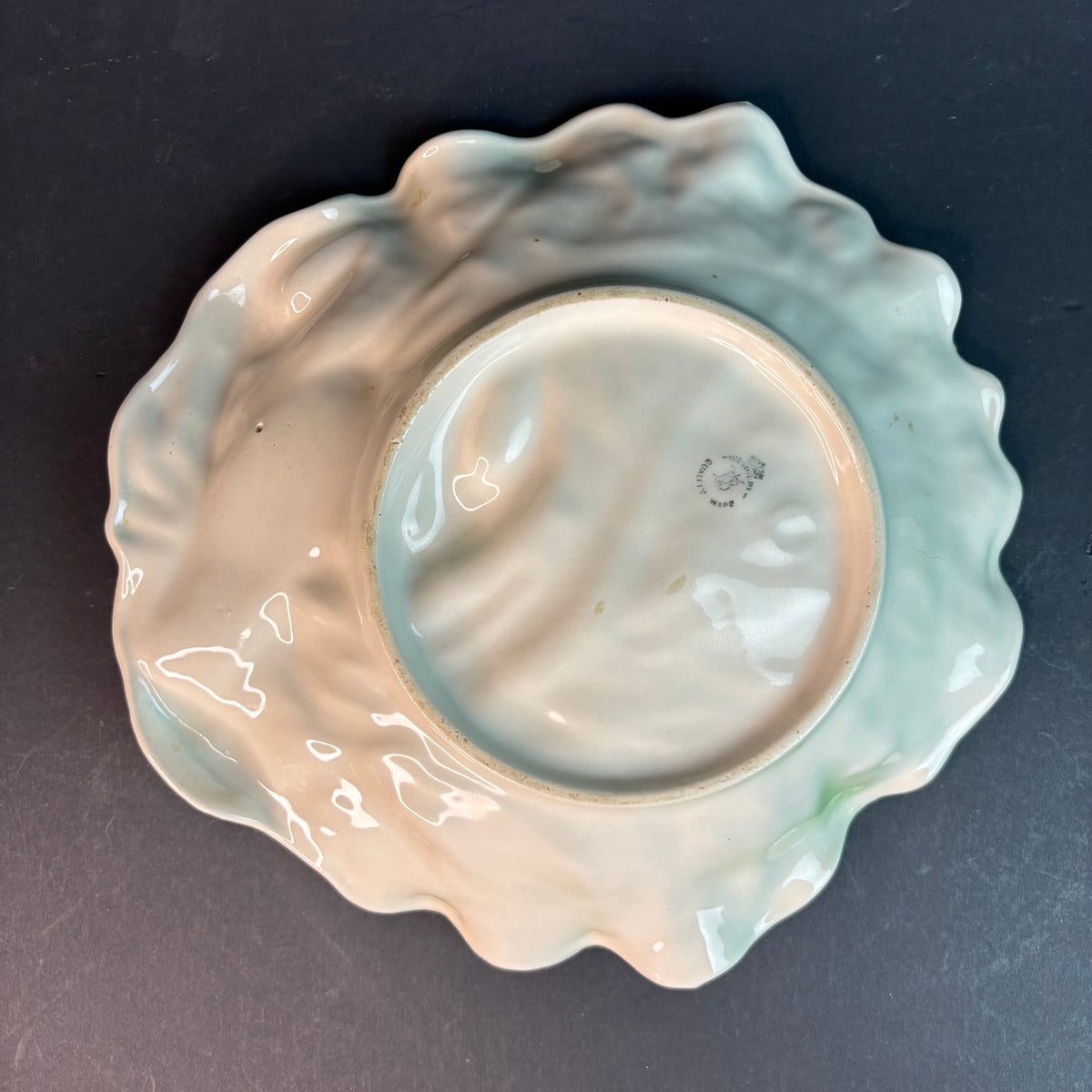 Wembley Ware Marron Dish – Australian Pottery Lustre Glaze c.1950s
